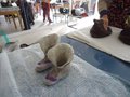 Haciendo pantuflas
