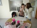 Haciendo pantuflas